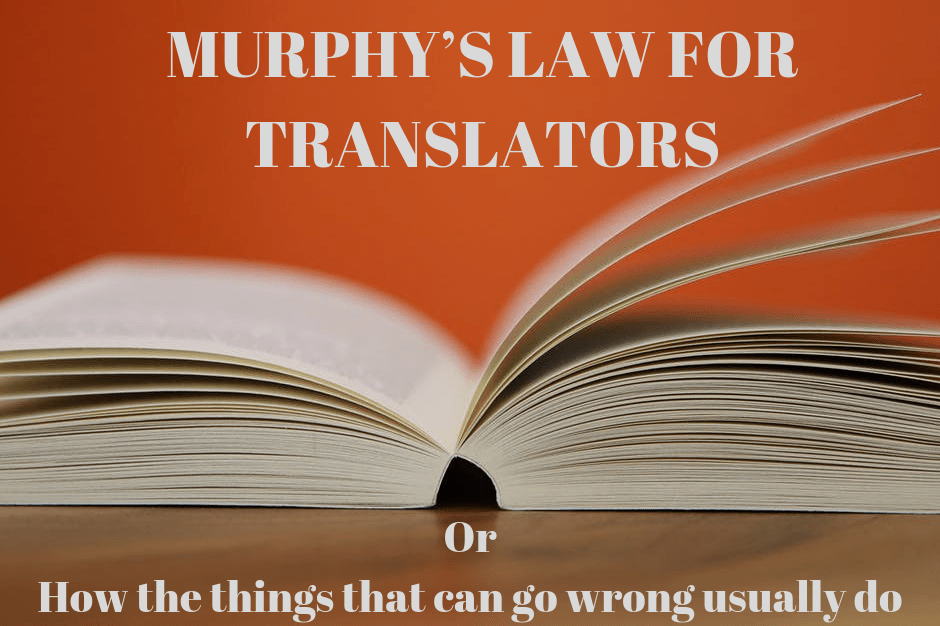 Murphy's Law for translators